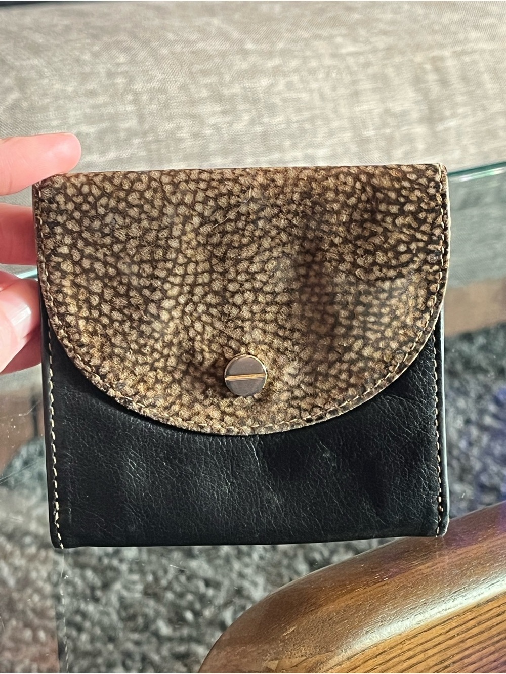 Borbonese Leather Wallet